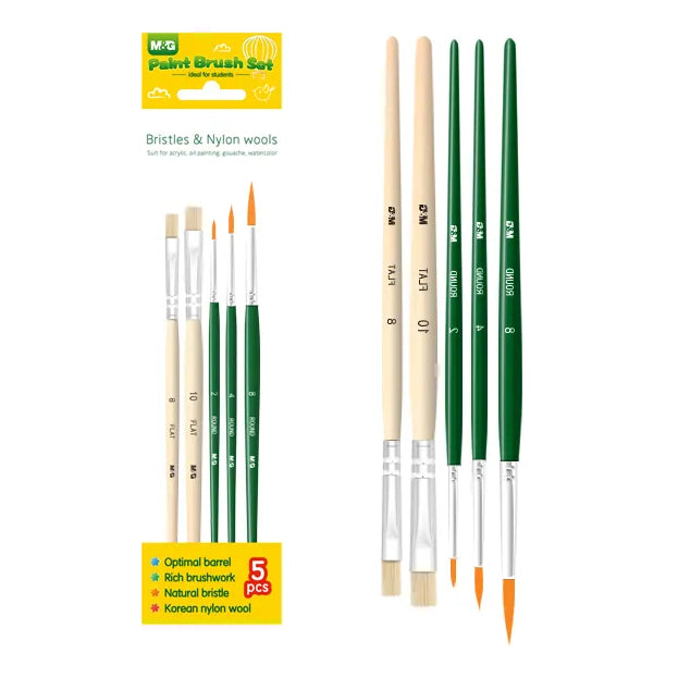 M&G Paint Brush Set 5Pcs