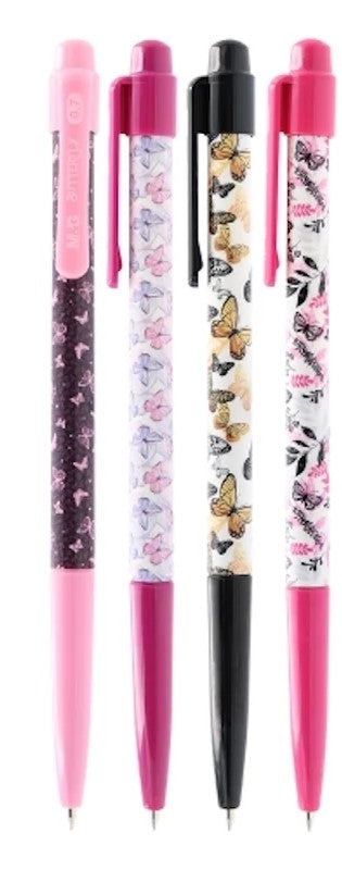 M&G BUTTERFLY Ball Pen Blue 0.5Mm