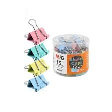 M&G 15Mm Colorful Binder Clip 60Pcs