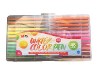 M&G Soft Brush Water Color Pen Washable 48 Colors EN