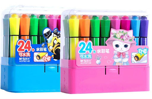 M&G Stamp Water Color Pen 24 colors