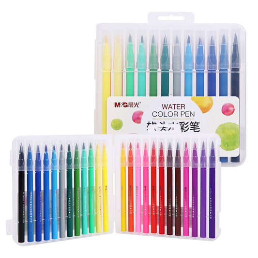 M&G Soft Brush Water Color Pen Washable 24 colors CN