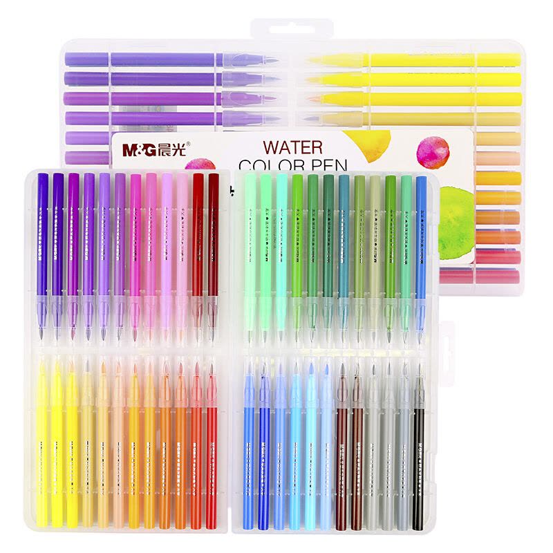 M&G Soft Brush Water Color Pen Washable 48 colors CN