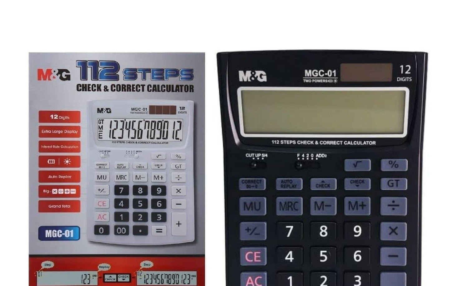 M&G 112 Steps Calculator MGC-01