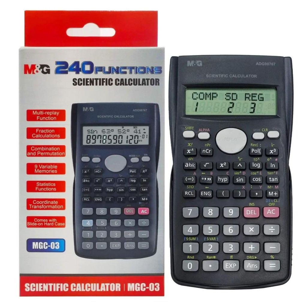 M&G Scientific Calculator 240 Functions MGC-03