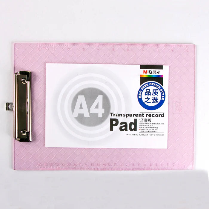 M&G A4 Colored transparent Clip Board