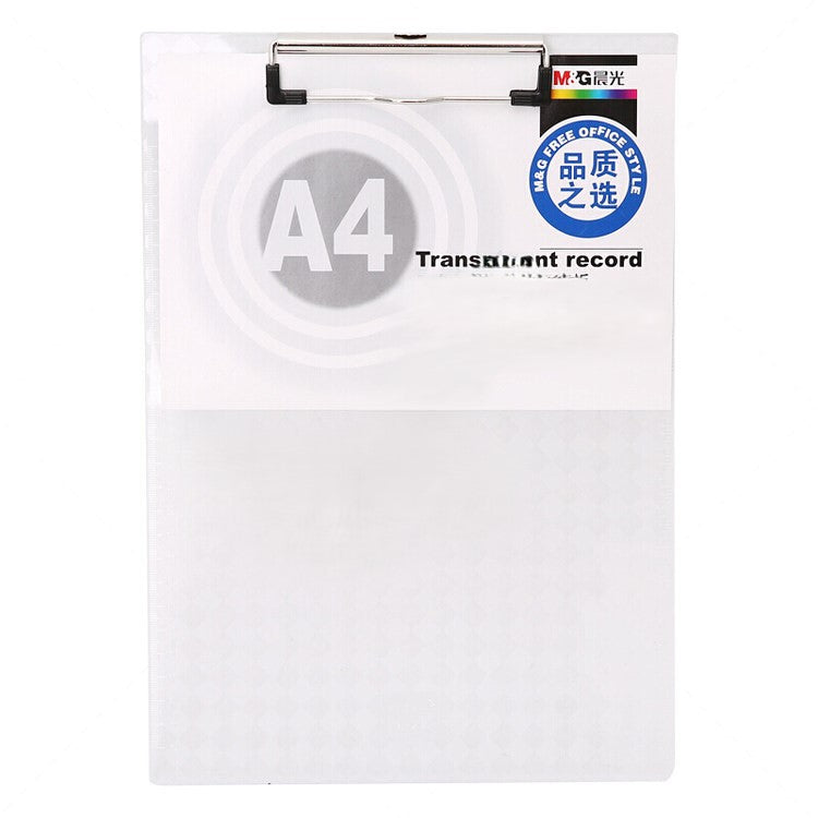 M&G A4 Colored transparent Clip Board