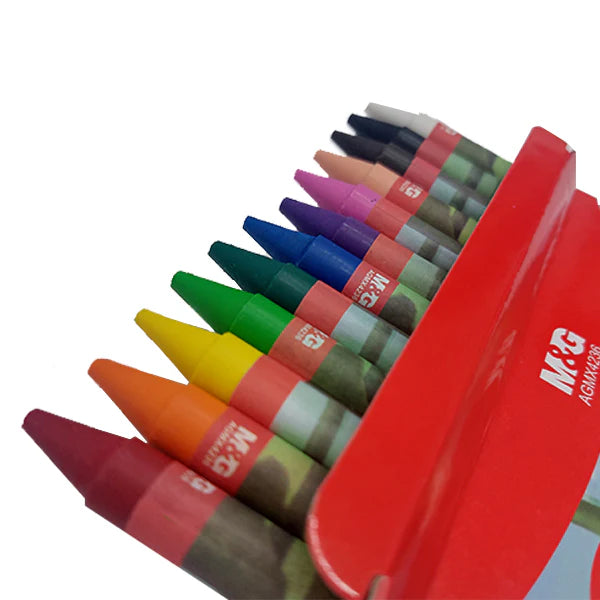 M&G Crayon Jumbo Round 12 Colors