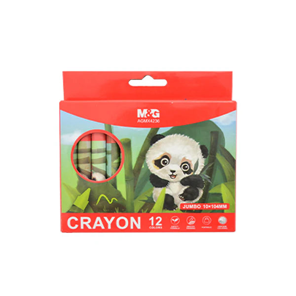 M&G Crayon Jumbo Round 12 Colors