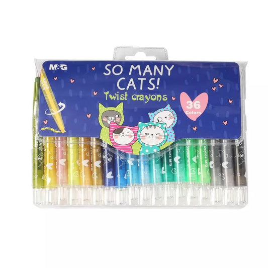 M&G SMC Twistable Crayon 36 Colors