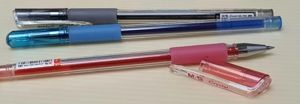 M&G CRYSTAL Gel Pen Red 0.5Mm (12pcs)