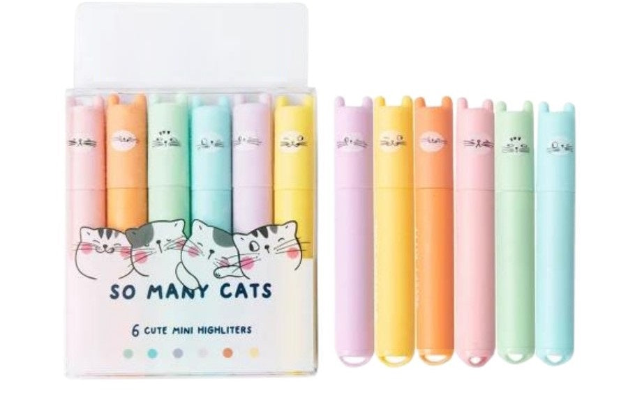 M&G SMC Mini Highlighter Pastel 6Pcs