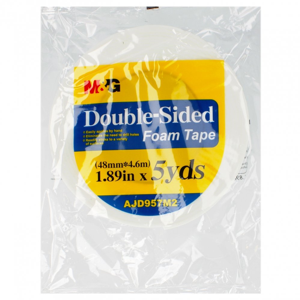 M&G Double Sided Foam Tape 48Mmx5Y (1 Roll)