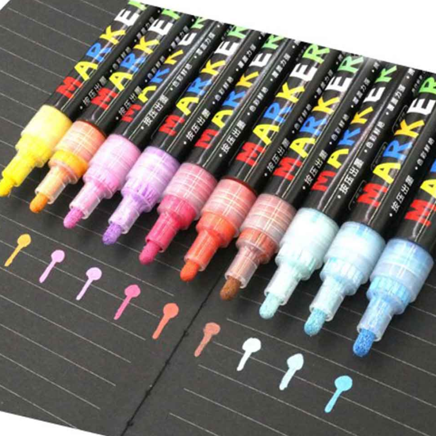 M&G Acrylic Marker Set 12 Colors