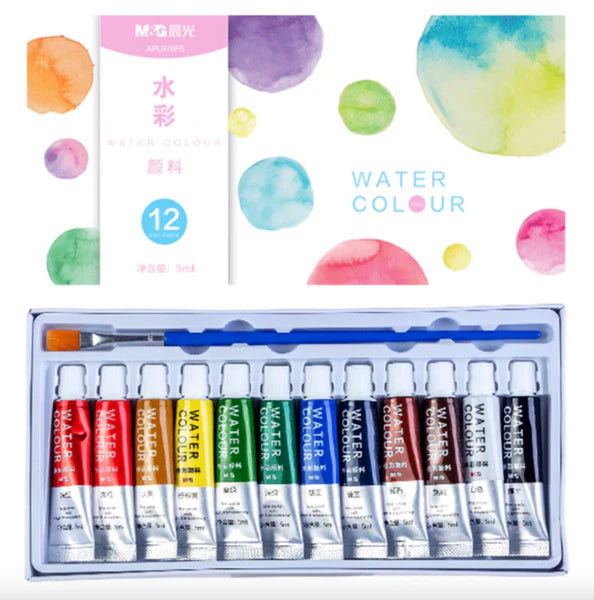 M&G Water Color Paint 12C-5Ml