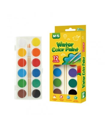 M&G Solid Water Color Paint 12C-8G