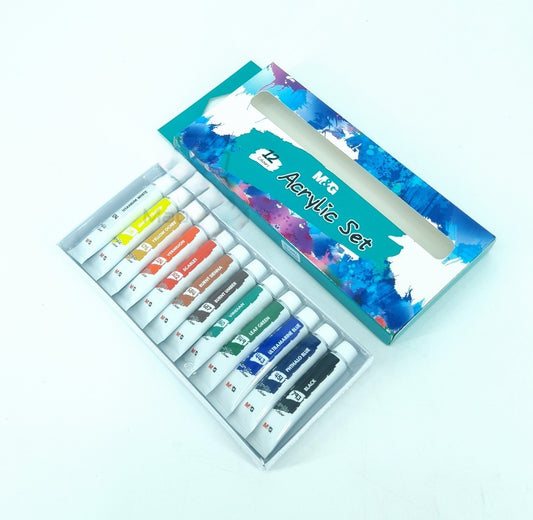 M&G Acrylic Paint Set 12C-12Ml