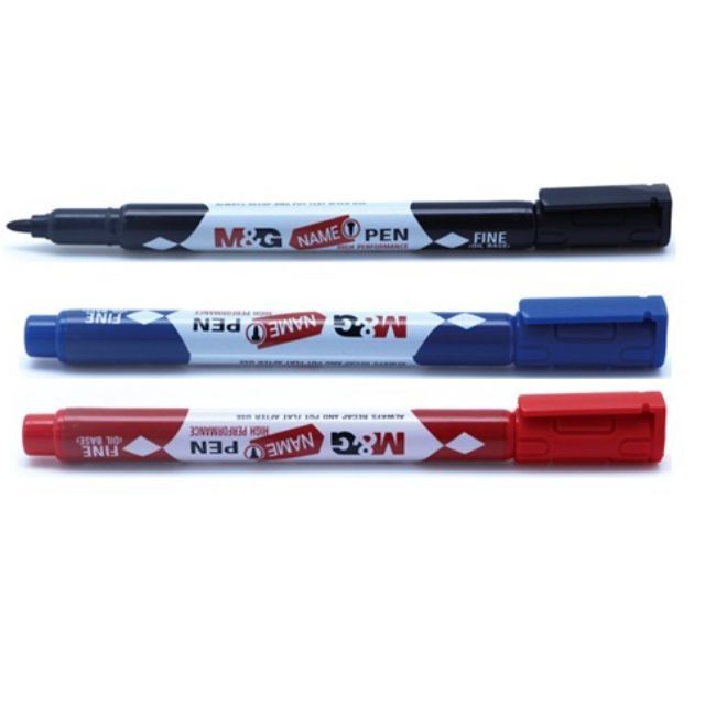 M&G NAME PEN Permanent Marker Blue