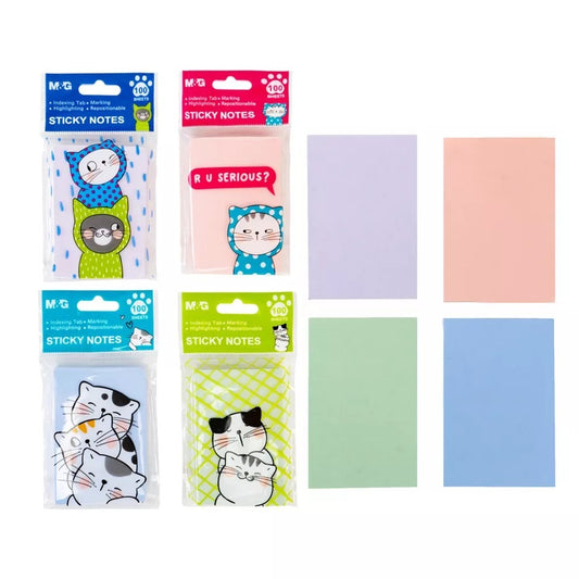 M&G SMC Colored Sticky Notes 100 Sheets 76X51Mm