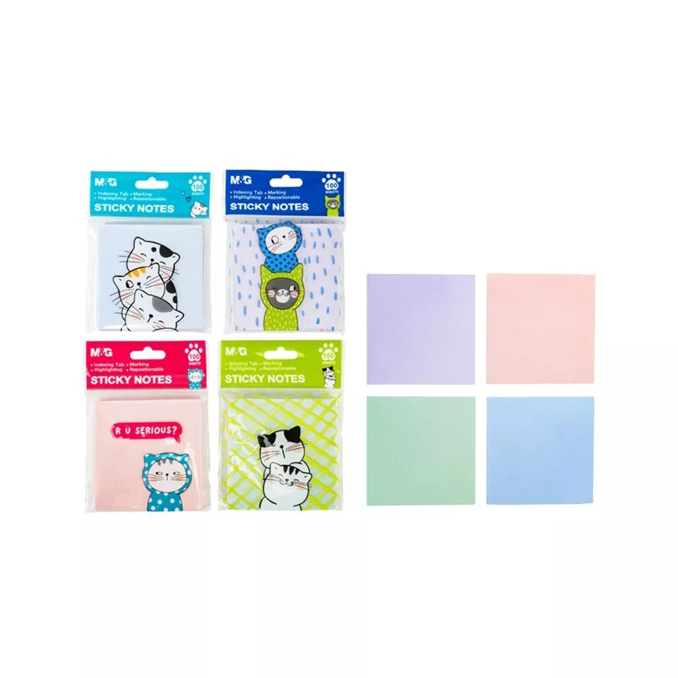 M&G SMC Colored Sticky Notes 100 Sheets 76X76Mm