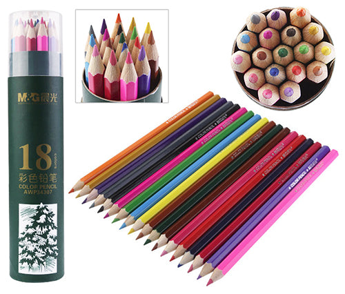 M&G Color Pencil Oil-Based 18 Colors