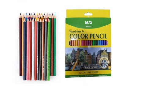 M&G Color Pencil Woodfree 24 Color