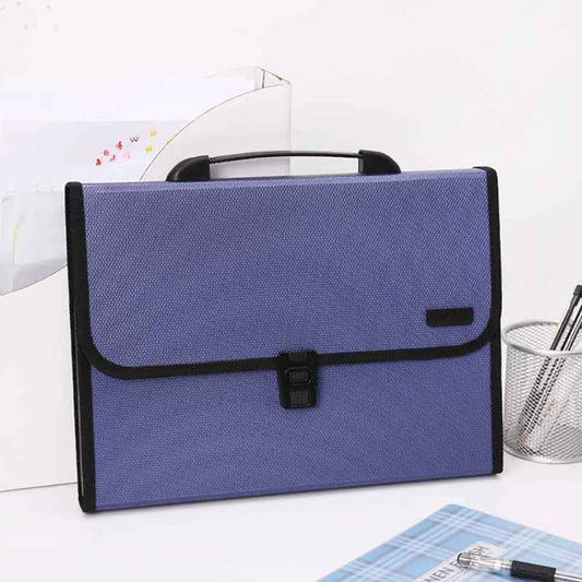 M&G A4 expanding File Folder 12 pockets Blue