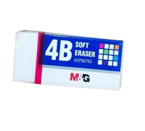 M&G Soft White Eraser Small